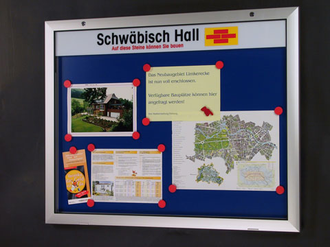 Schaukasten Serie Flat: Schwäbisch Hall